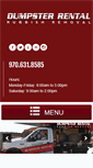 Mobile Screenshot of dumpsterrentalnoco.com